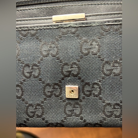 Gucci wallet Black leather and monogram canvas long bifold with COAuthenticity - Picture 8 of 16